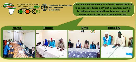 Lancement de l’étude de faisabilité de la composante Niger du projet renforcement de la résilience des populations dans la zone de conflit au Sahel