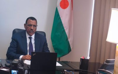 SEM Mohamed Bazoum, Président de la République du Niger, Président de la CCRS  a prononcé le 09 Décembre 2021 à New-York une importante allocution lors du lancement de la nouvelle offre du PNUD pour le Sahel qui concerne dix (10) Pays de la région.