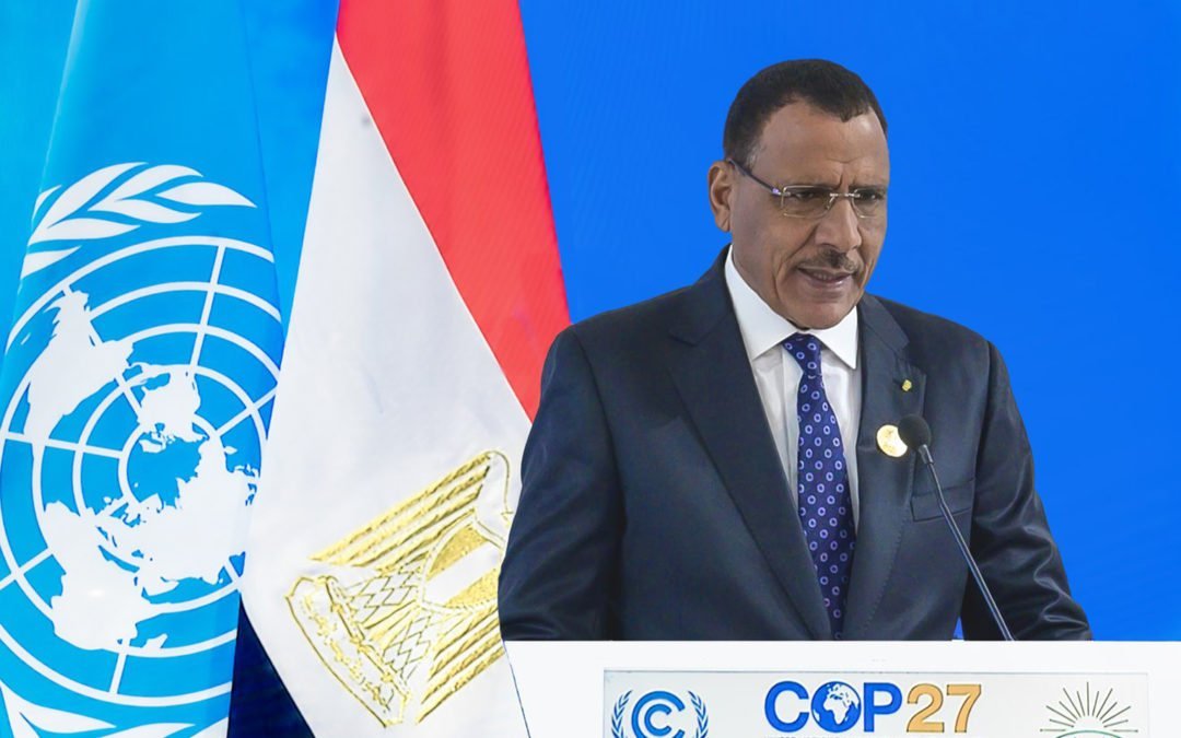 COP 27 : Discours du Président de la République, Président de la Commission Climat pour la Région du Sahel (CCRS) S.E.M Mohamed Bazoum