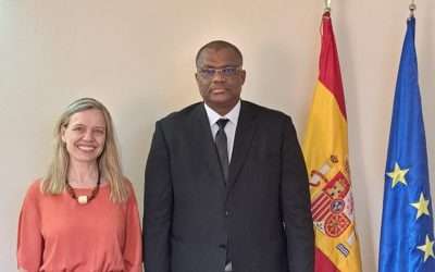 Le Secrétaire Exécutif de la CCRS  reçu par l’Ambassadrice d’Espagne au Niger SEM Nuria Reigosa Gonzalez. 