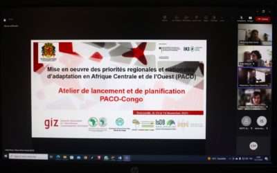 La CCRS participe virtuellement à l’atelier de lancement du projet « Priorité d’Adaptation en Afrique Centrale et de l’Ouest – PACO » pour la République du Congo
