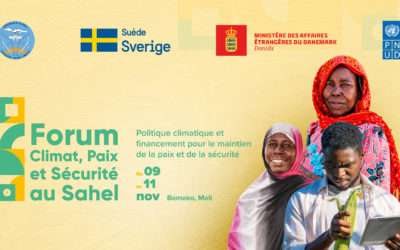 Forum sur la Sécurité Climatique au Sahel: Le Secrétaire Exécutif de la CCRS y prend part