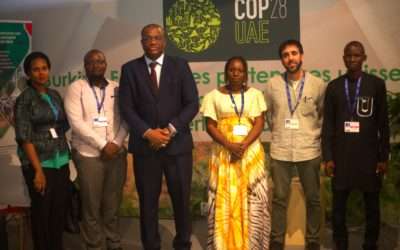 COP 28: Séance de travail du Secrétaire Exécutif de la CCRS avec une équipe de OXFAM