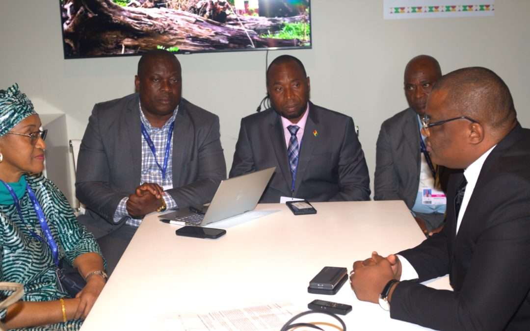 COP 28 : Rencontre bilatérale entre le Secrétaire Exécutif de la CCRS et la Ministre de l’Environnement de la Guinée Conakry.