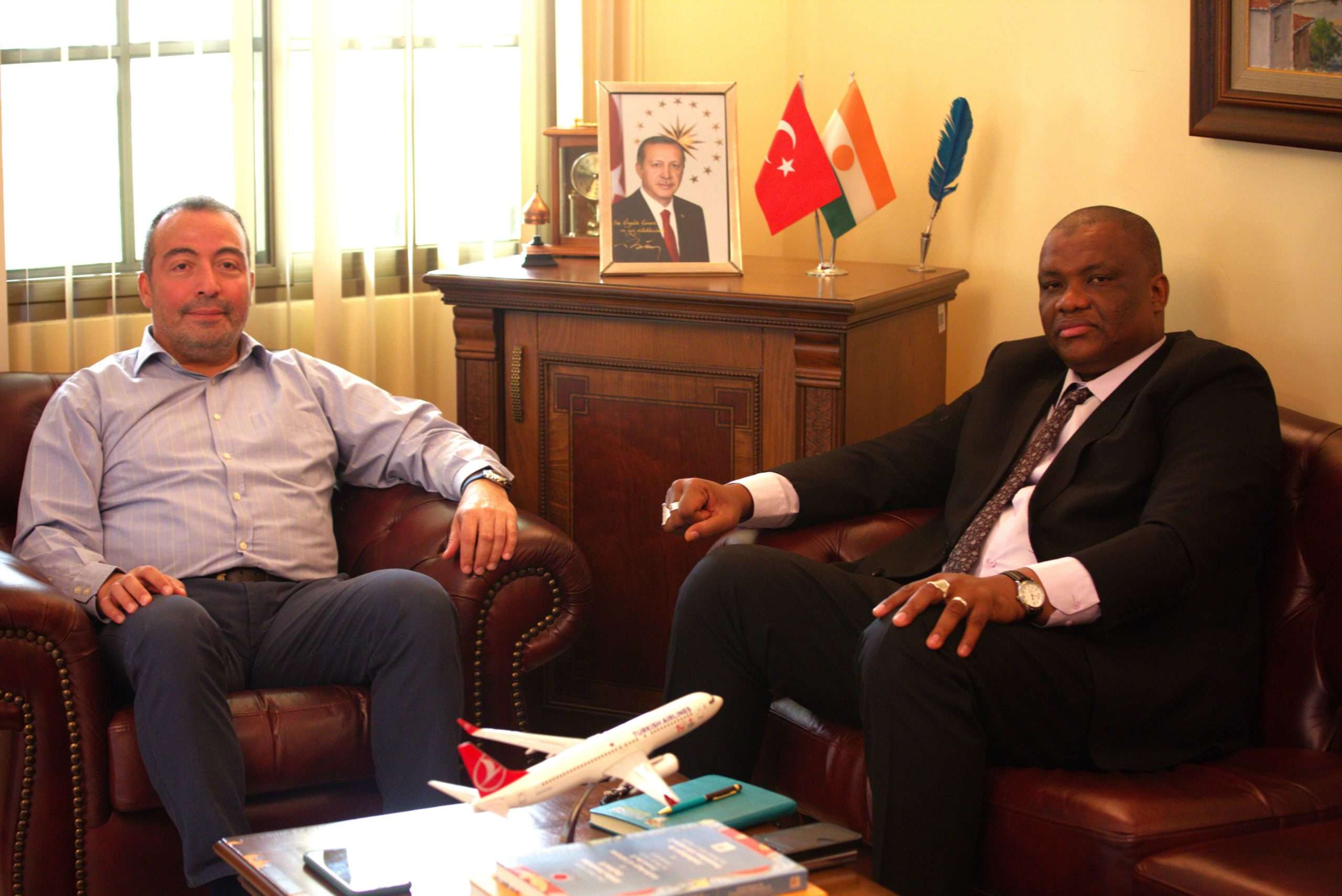 Prise de contact du Secrétaire Exécutif de la CCRS avec l’Ambassadeur de la République de Türkiye au Niger.